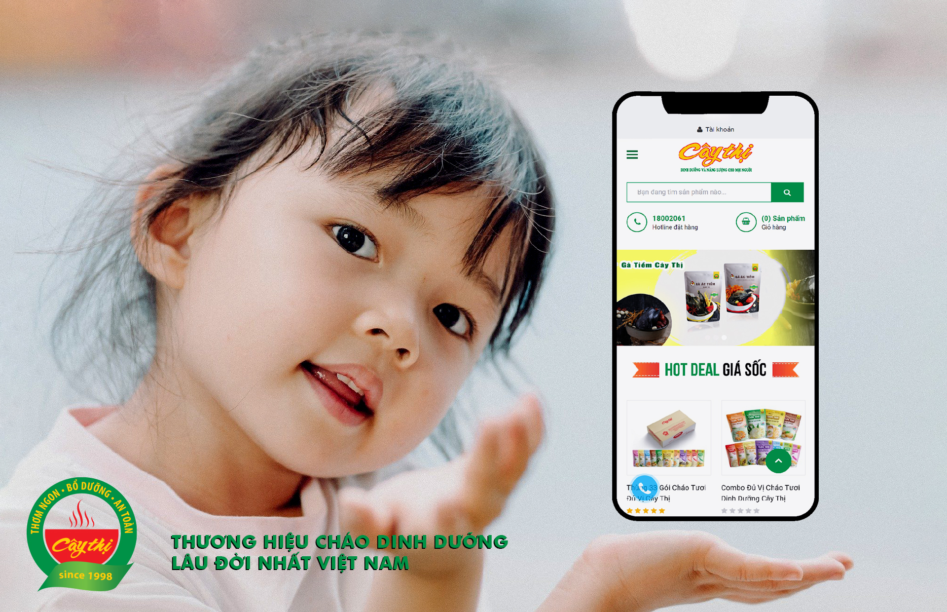 thiết kế website cho Cây Thị