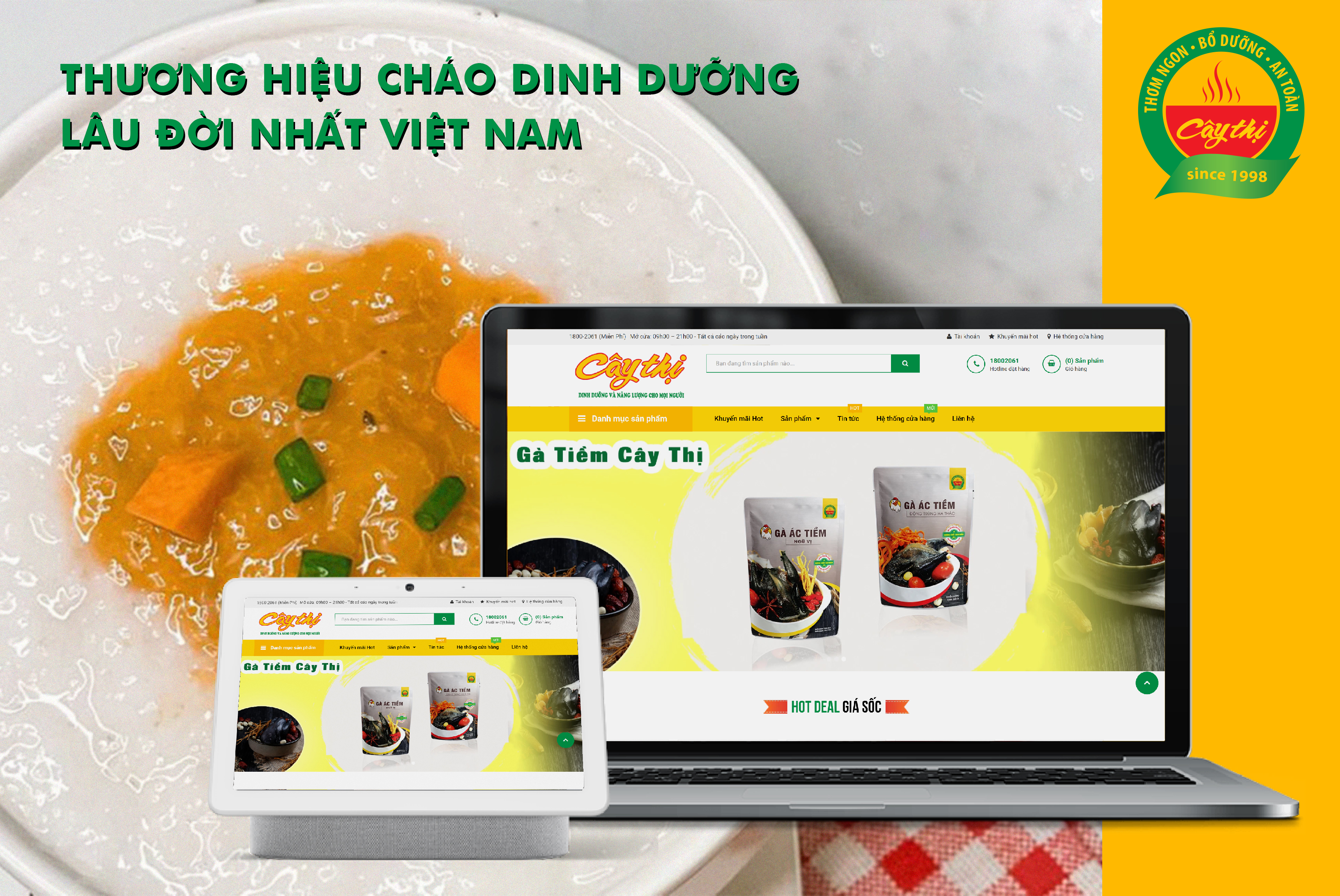 thiết kế website cho Cây Thị