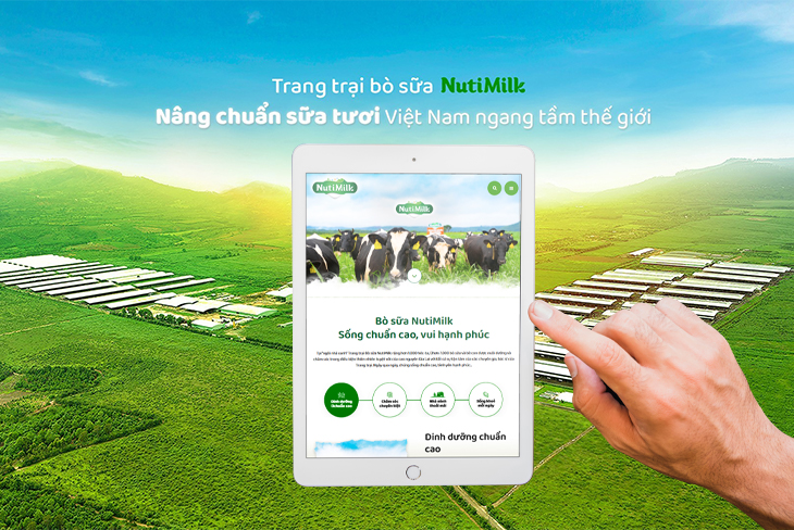 Nutimilk thiết kế website tại Cánh Cam ảnh 3