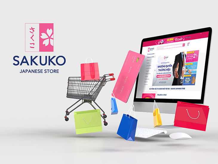 Sakuku Store thiết kế website tại Cánh Cam ảnh 2