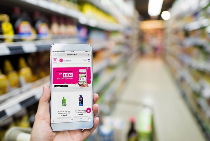 Coopmart website designed by Canh Cam image 2