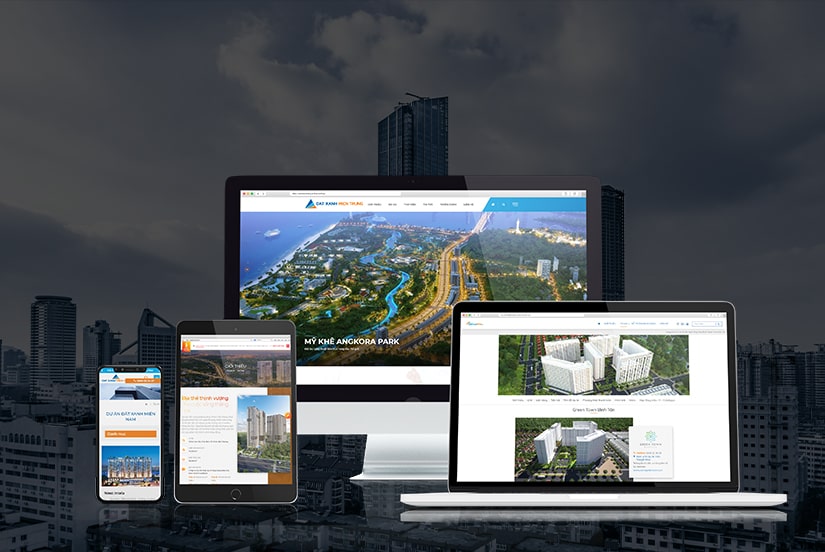 Cánh Cam thiết kế website thương hiệu cho Đất Xanh ảnh 1