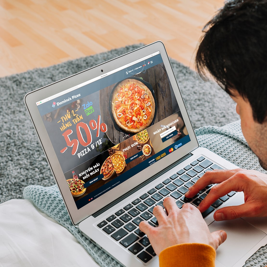 Cánh Cam thiết kế website Domino's Pizza ảnh 2