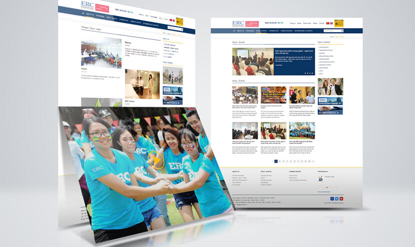 ERC International thiết kế website tại Cánh Cam ảnh 6