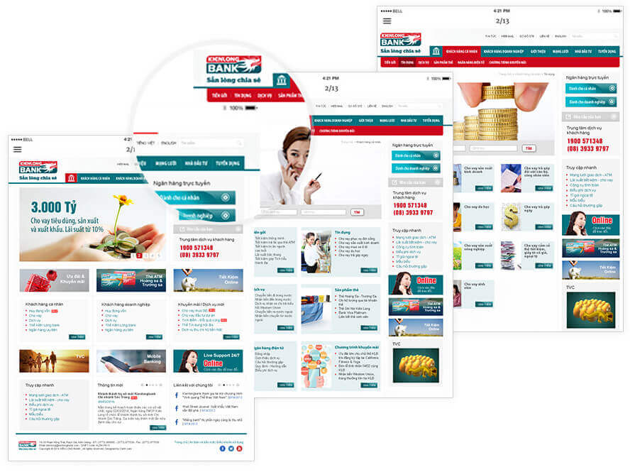Cánh Cam thiết kế website cho Kiên Long Bank ảnh 6