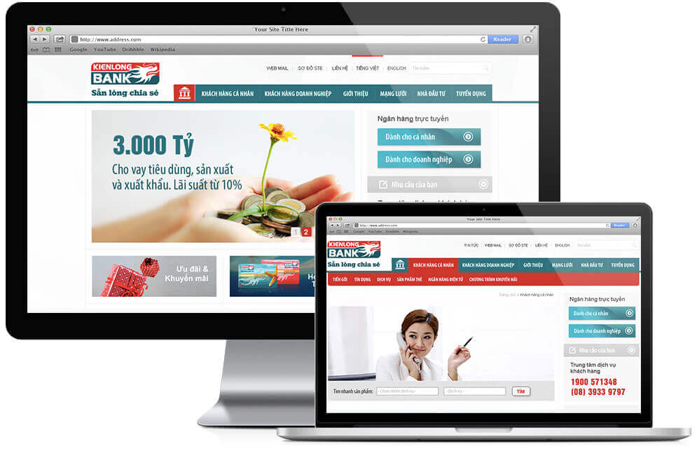 Cánh Cam thiết kế website cho Kiên Long Bank ảnh 9