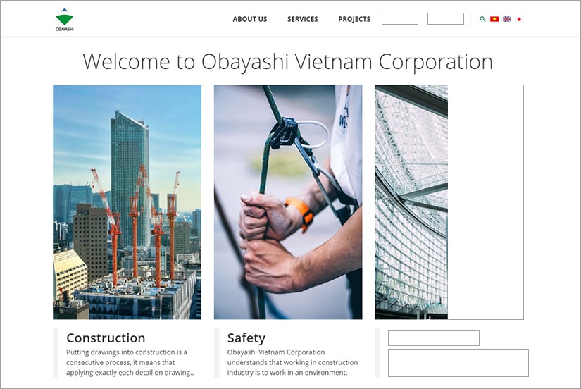 Cánh Cam thiết kế website cho Obayashi ảnh 2