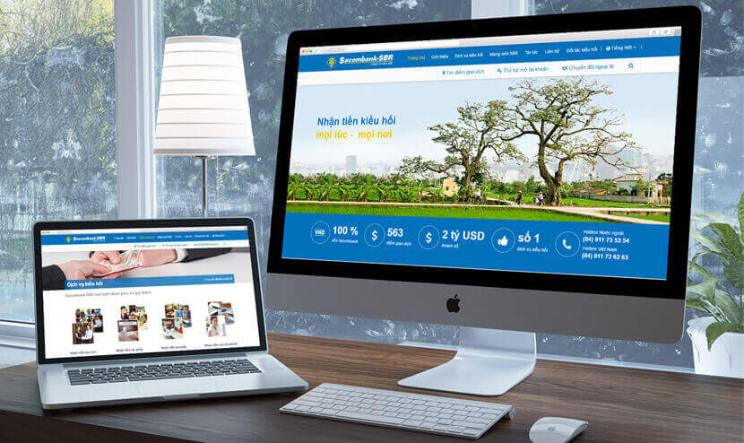Sacombank kiều hối thiết kế website tại Cánh Cam ảnh 6