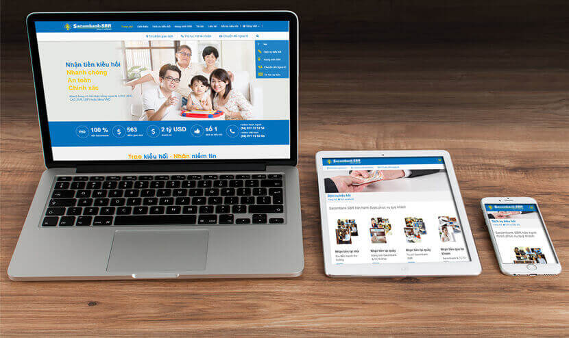 Sacombank kiều hối thiết kế website tại Cánh Cam ảnh 8