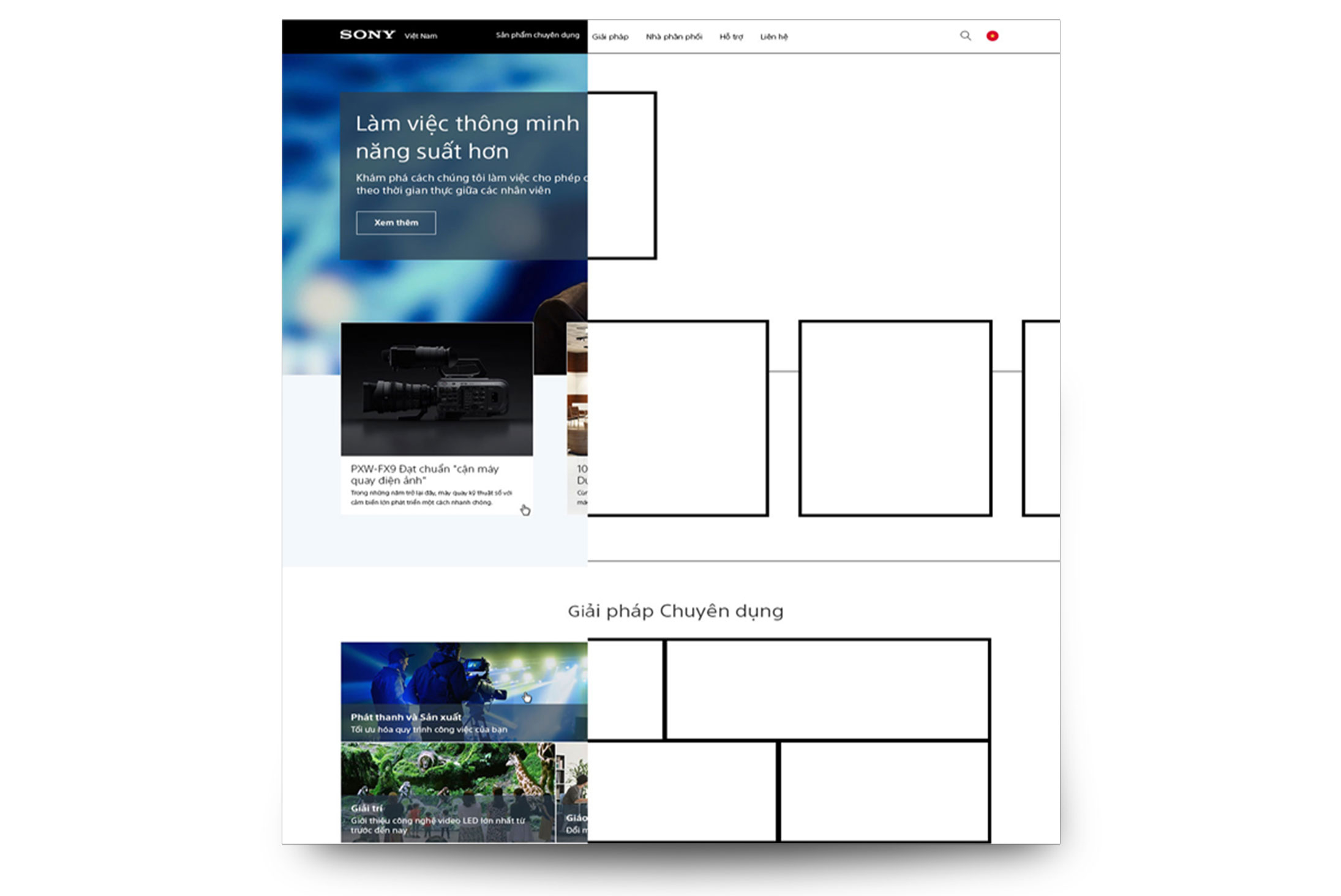 Sony ecomerce website design by Canh Cam image 2