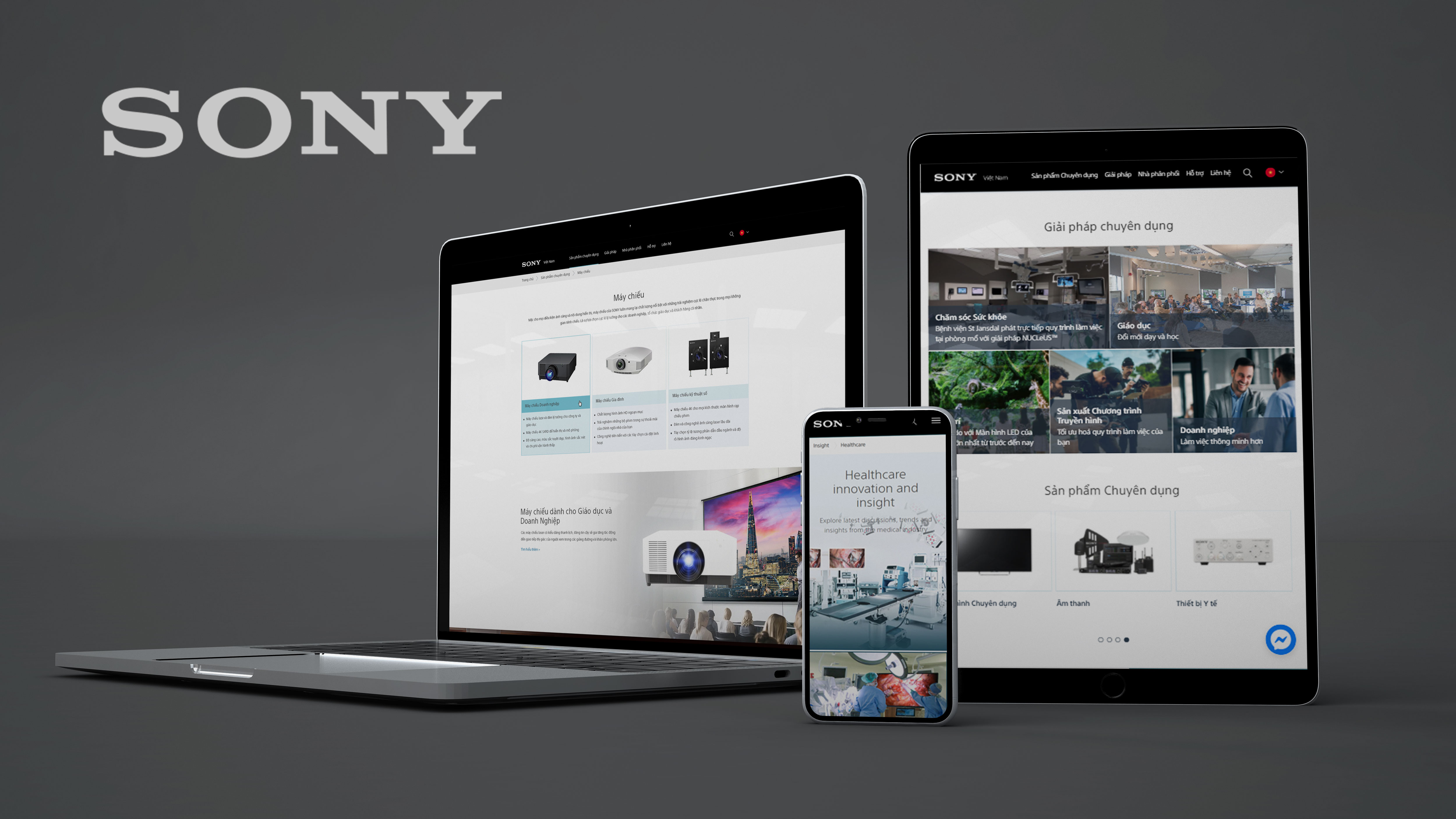 Sony ecomerce website design by Canh Cam image 4