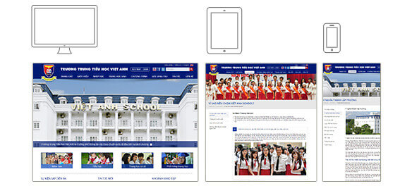Trường quốc tế Việt Anh thiết kế website tại Cánh Cam ảnh 6