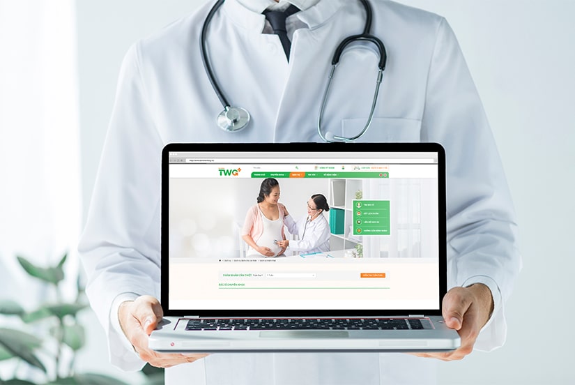 Cánh Cam thiết kế website cho bệnh viện TWG ảnh 1