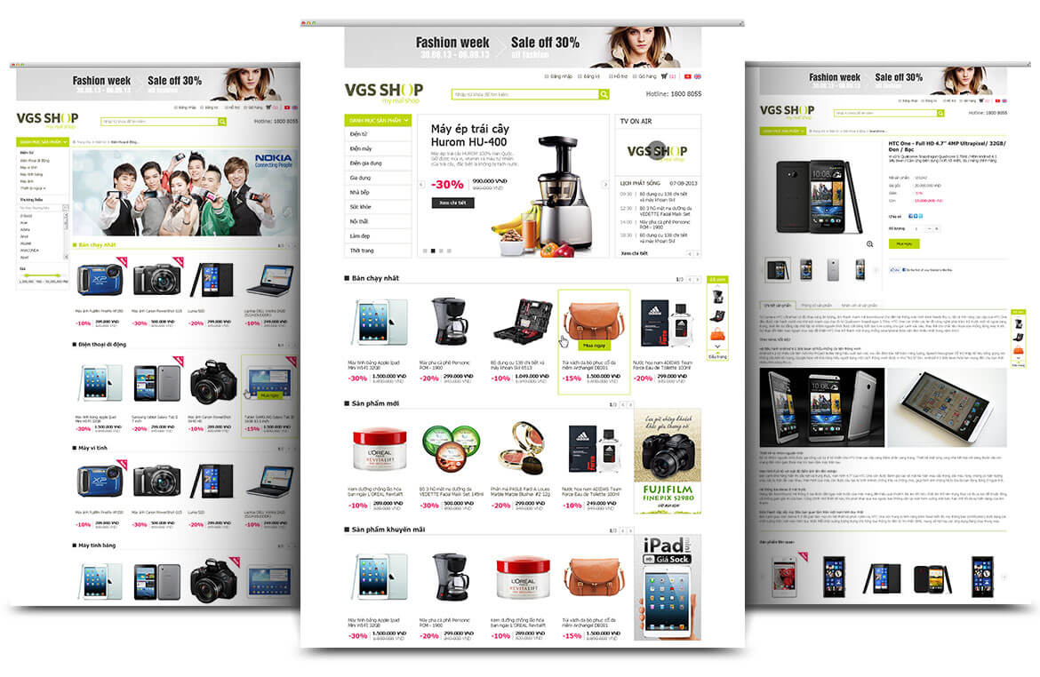 VGS Shop thiết kế website tại Cánh Cam ảnh 2