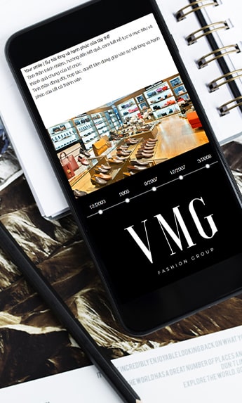 VMG Fashion - Thiết kế website thương hiệu chuẩn quốc tế