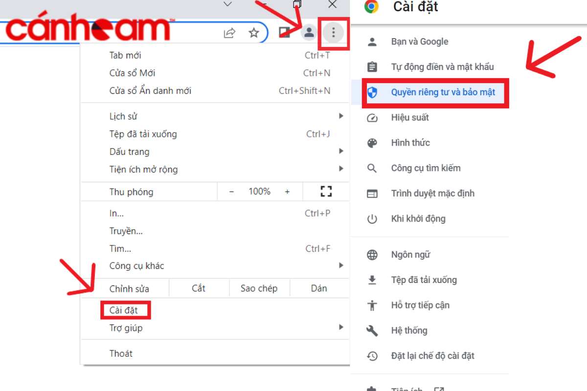 Bật Cookue