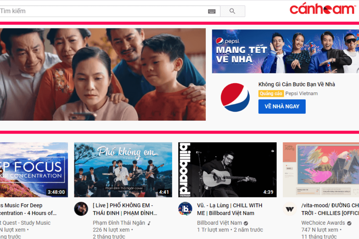 Quảng cáo trực tuyến trên Youtube