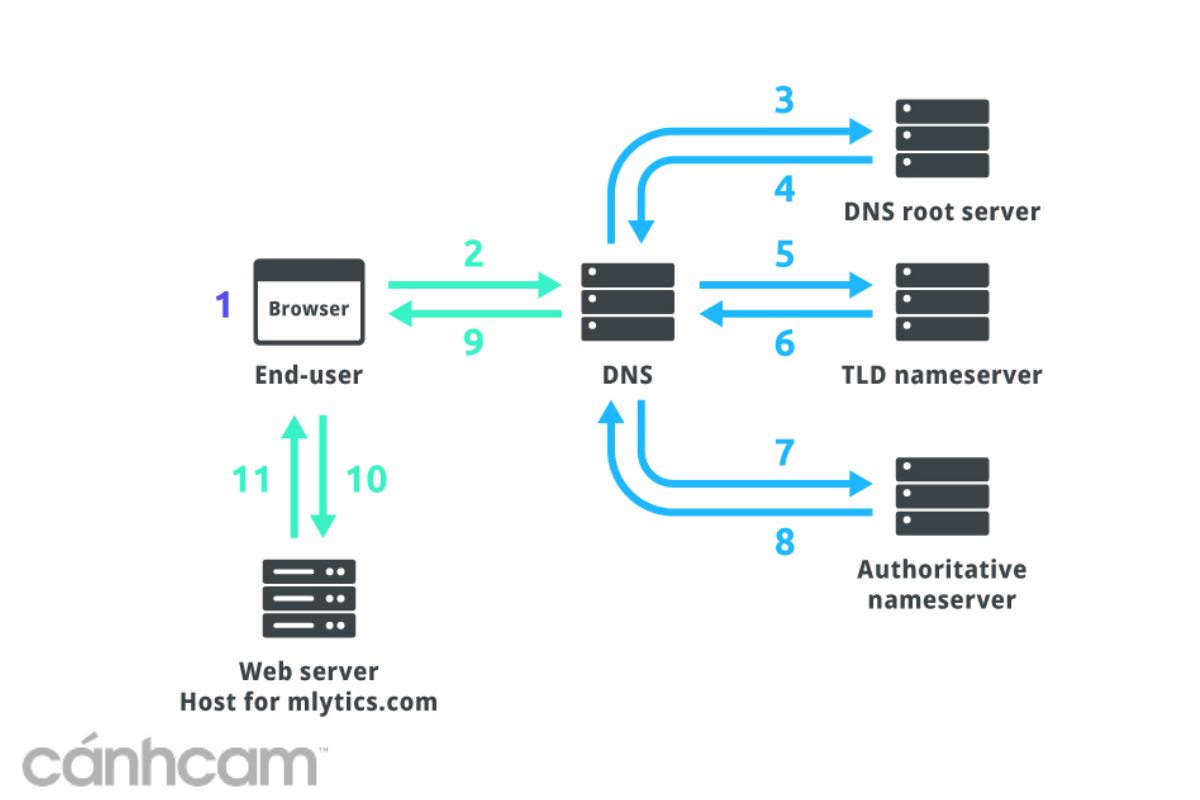 DNS Server có bốn loại chính