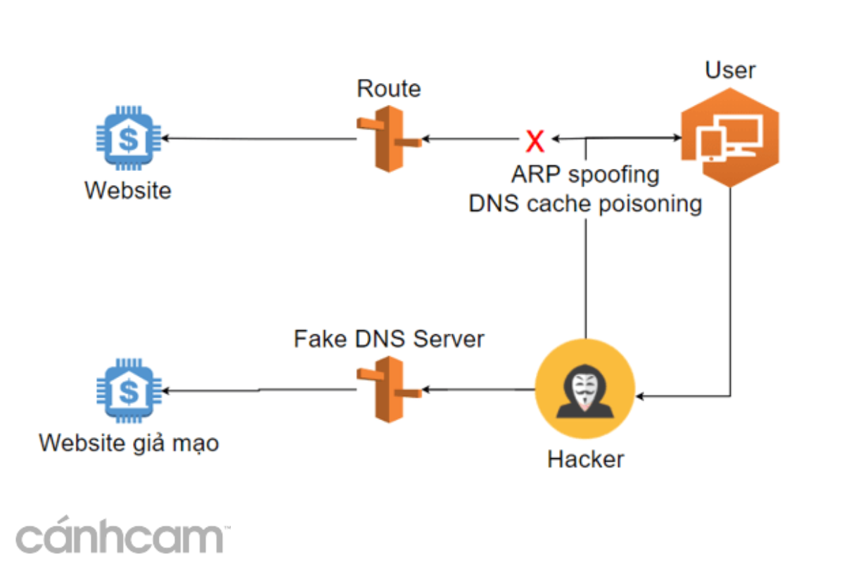 DNS dễ bị tấn công bởi các hacker