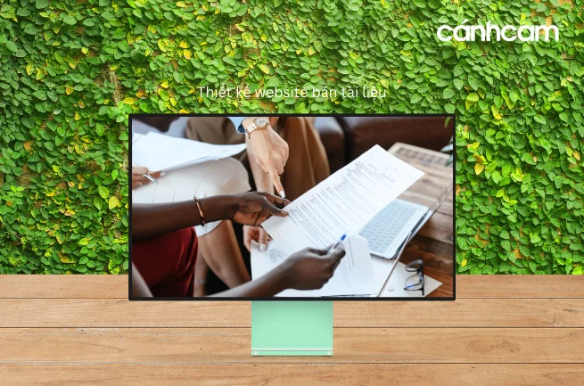 thiết kế website bán tài liêu, thiết kế trang web bán tài liệu