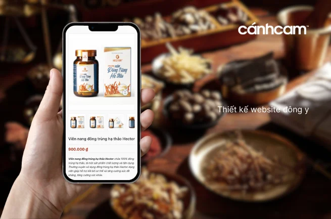 thiết kế website nhà thuốc Đông Y, thiết kế web bán thuốc