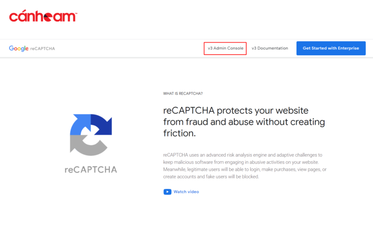 Cách cài đặt Secret Key và Site Key vào trang web