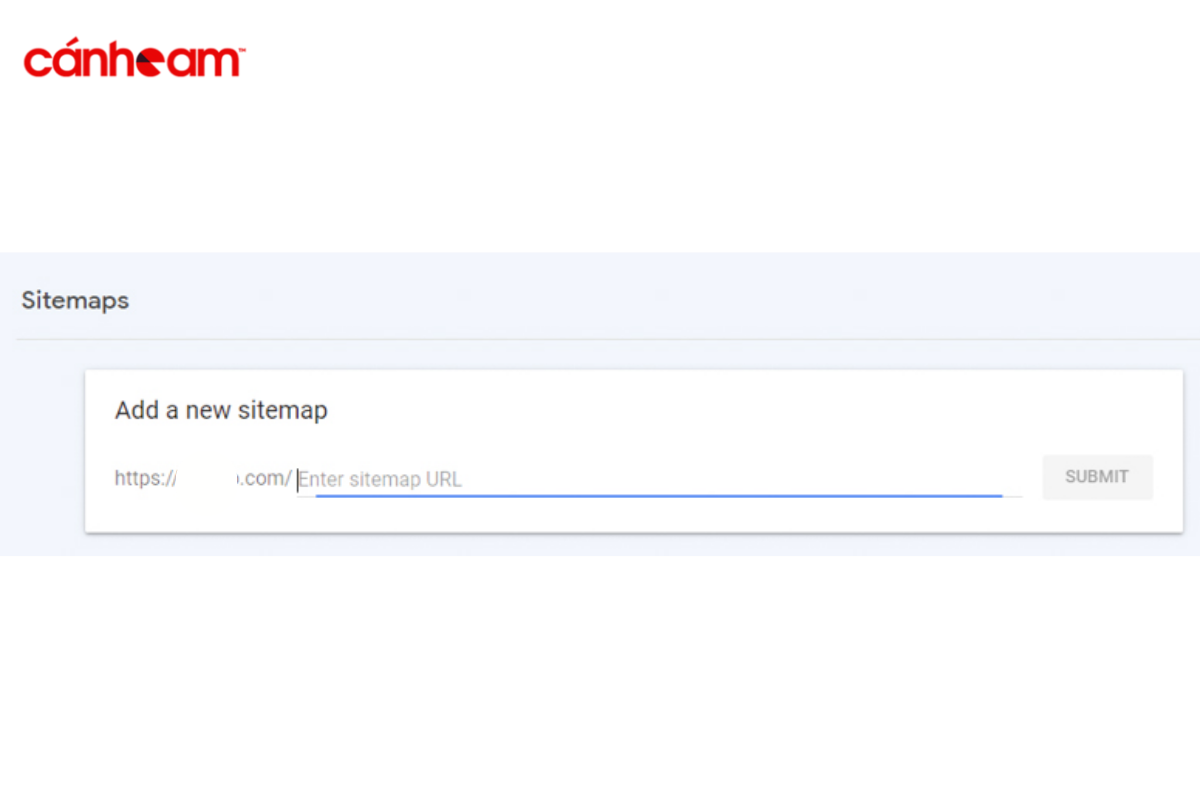 Điền cụ thể vào hộp “Add a new sitemap”