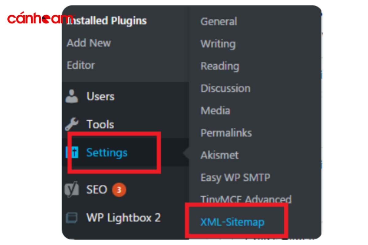 Thiết lập XML Sitemaps