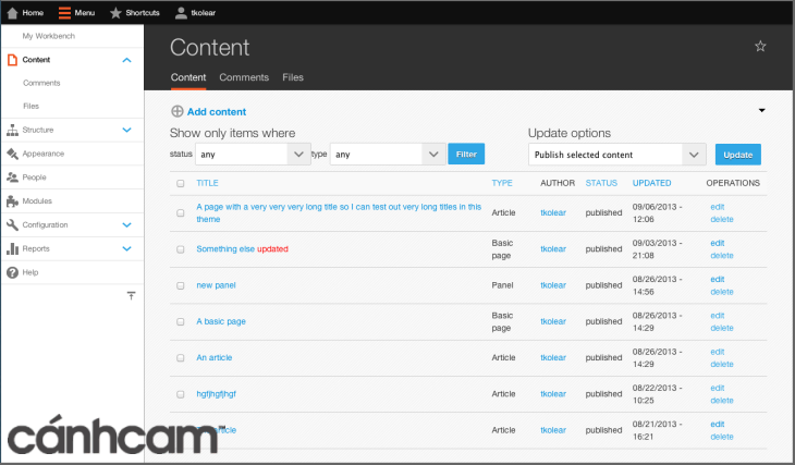 Nền tảng mã nguồn mở Drupal tốn ít tài nguyên nhưng số lượng thành phần mở rộng ít hơn Joomla