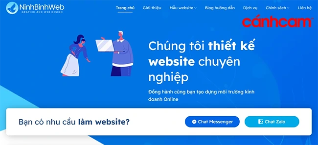 dịch vụ thiết kế website Ninh Bình