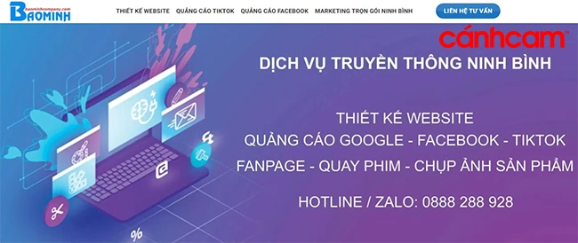 đơn vị thiết kế web tại Ninh Bình