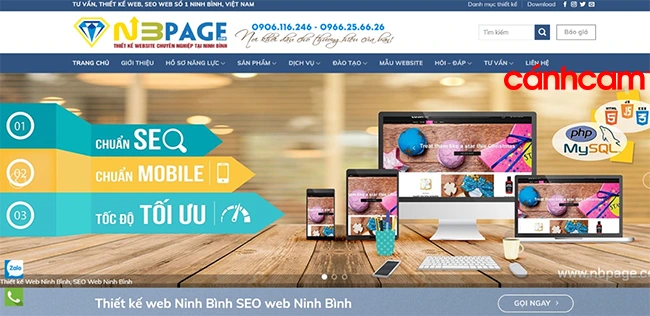 NBPage cty thiết kế website tại Ninh Bình chuyên nghiệp
