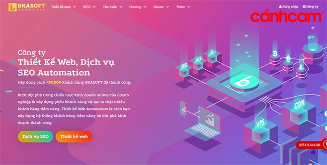 BKASOFT công ty thiết kế website ở Ninh Bình đẹp