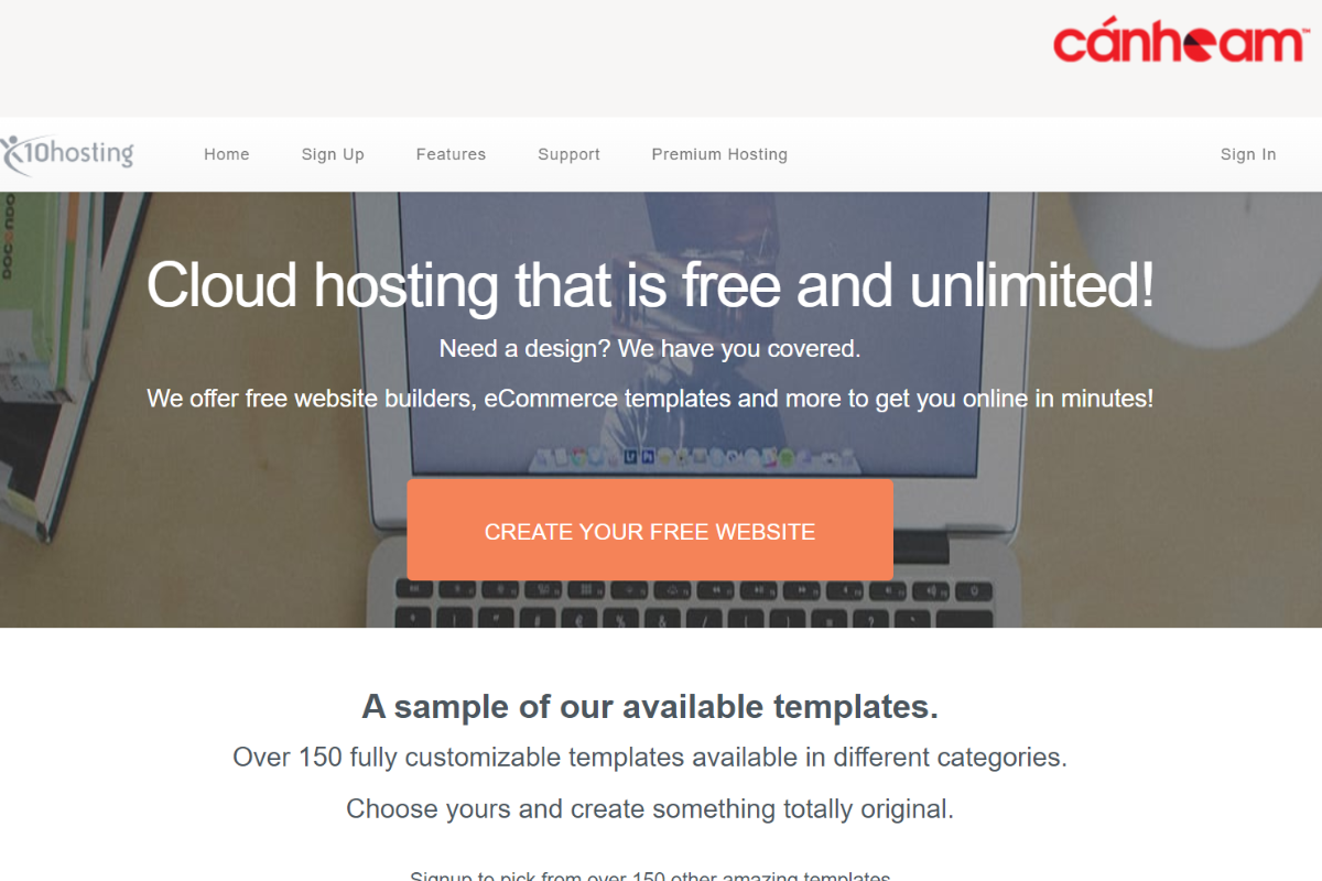 Top hosting free không chứa quảng cáo tốt nhất