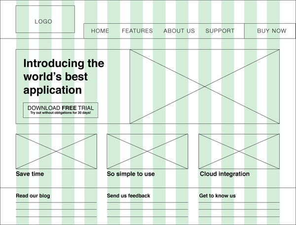 Xác định thứ bậc thông tin với Typography để tạo nên Wireframe