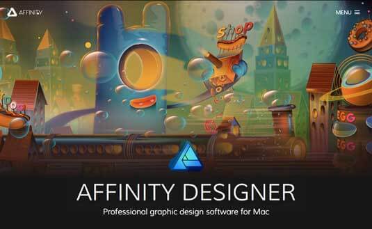 Affinity Designer công cụ tạo mockup website