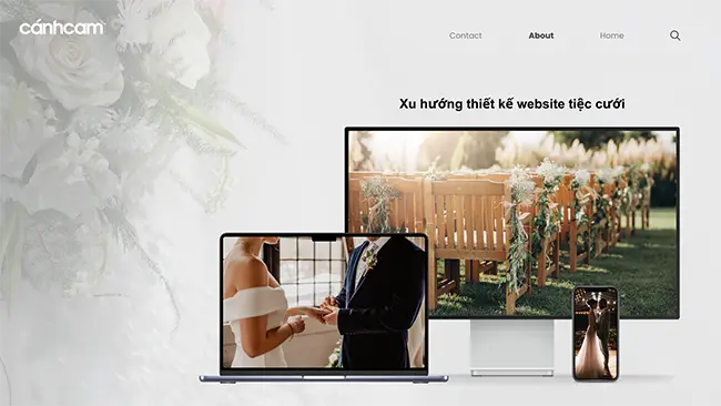 Thiết kế website dịch vụ tiệc cưới chuyên nghiệp Thiết kế website dịch vụ tiệc cưới chuyên nghiệp