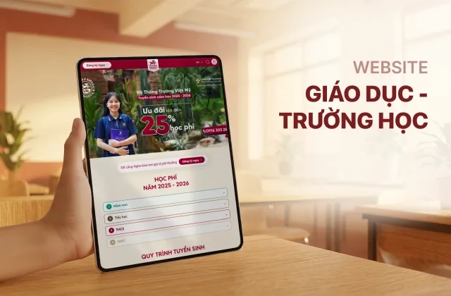 thiết kế website giáo dục trường học thumbnail