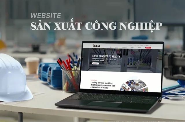 thiết kế website sản xuất công nghiệp thumbnail