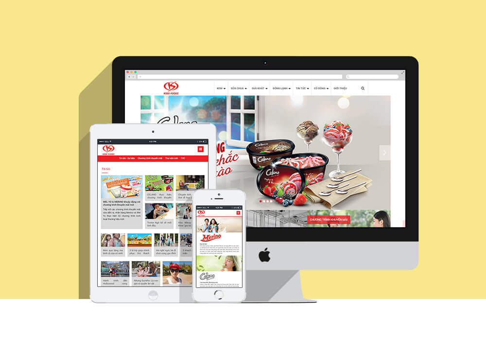 Kido Foods thiết kế web tại Cánh Cam hình 2