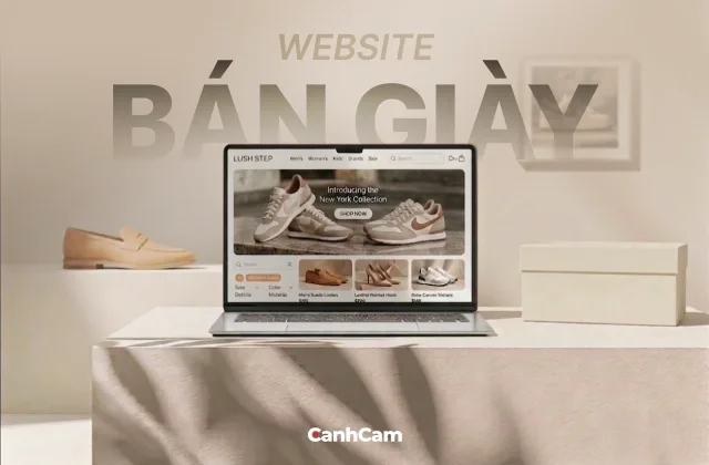 thiết kế website bán giày thumbnail