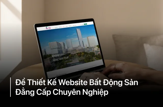 để thiết kế website bất động sản đẳng cấp
