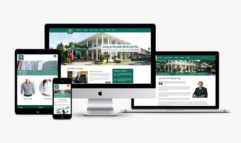Hưng Phú 28 thiết kế website tại Cánh Cam ảnh 1