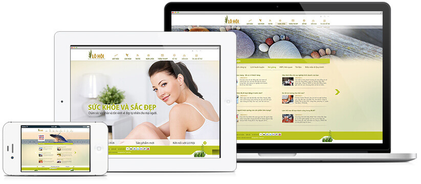 Cánh Cam thiết kế website cho Lô Hội ảnh 4