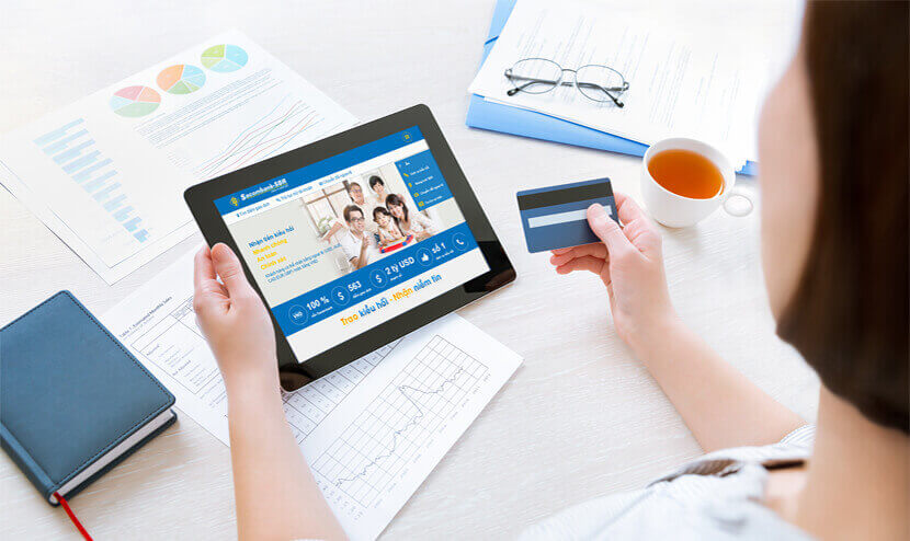 Sacombank kiều hối thiết kế website tại Cánh Cam ảnh 9