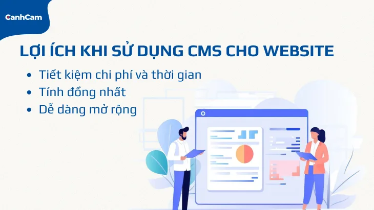 Lợi ích tuyệt vời khi dùng CMS cho doanh nghiệp