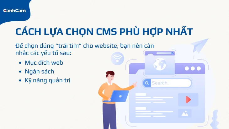 Các chức năng quan trọng của CMS
