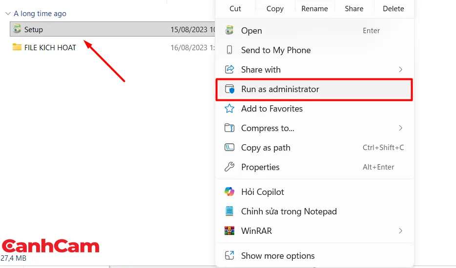 Hướng dẫn cài đặt MiniTool Partition Wizard chạy file setup