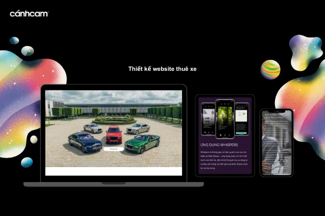 Thiết kế website cho thuê xe Thiết kế website cho thuê xe