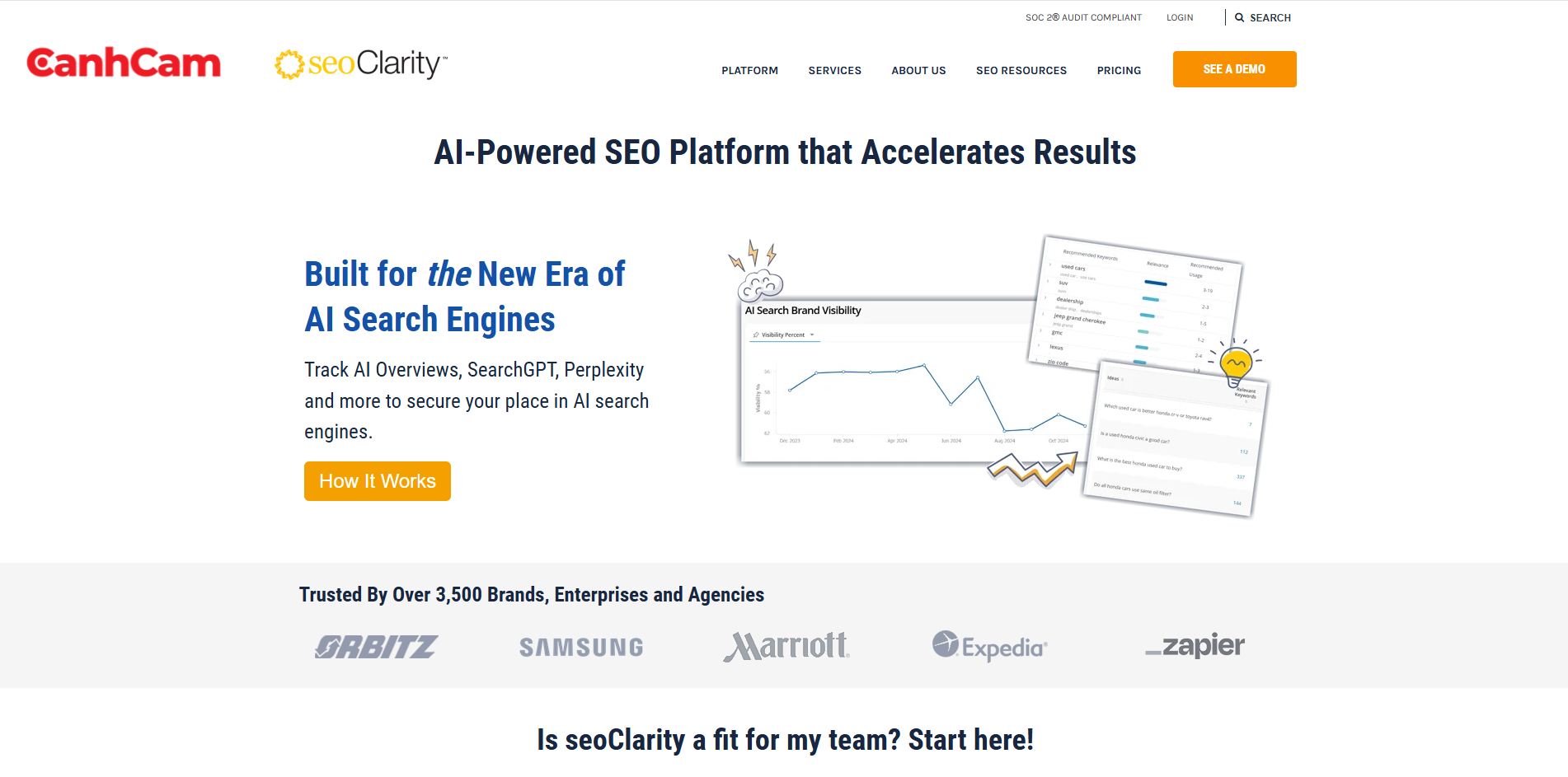 seoClarity Công cụ SEO tổng quát
